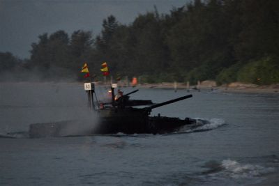 Perang Sengit, Pasrat Korps Marinir Rebut Pantai Todak Dabo Singkep dalam Operasi Amfibi TNI AL 2021